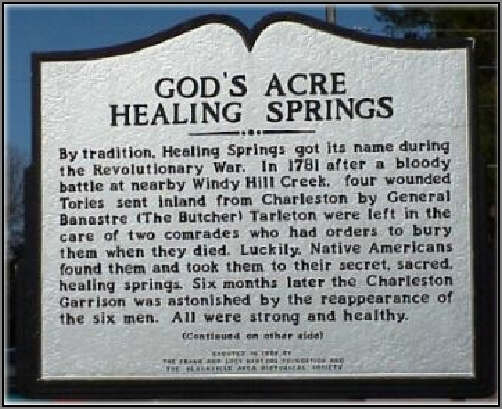 Gods Acre Healing Springs