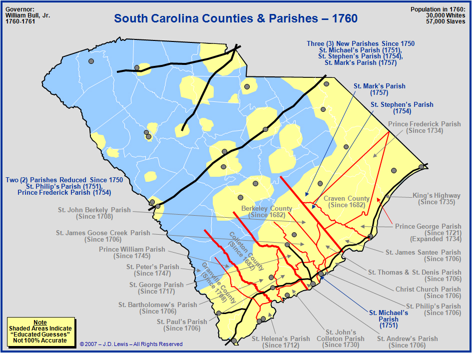 South Carolina Parishes